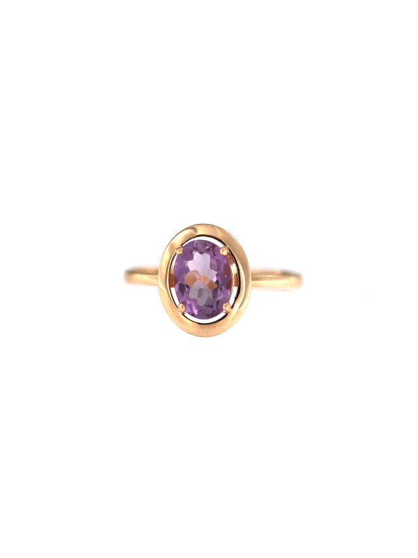 Rose gold ring with tanzanite DRA03-05