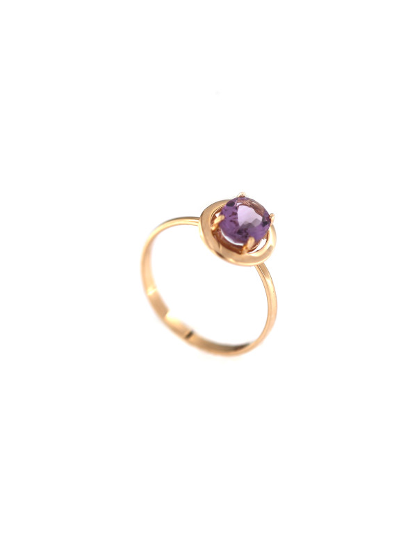 Rose gold ring with tanzanite DRA03-05