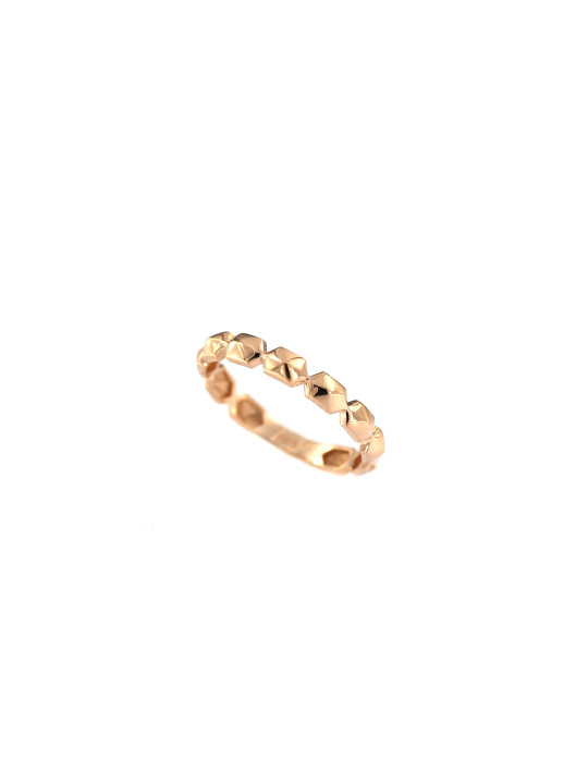 Rose gold ring DRB03-39 15,5MM