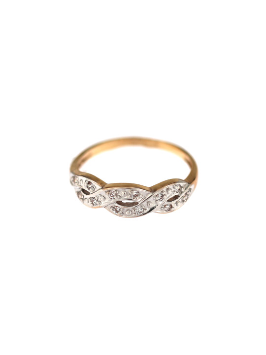 Rose gold zirconia ring DRC14-01