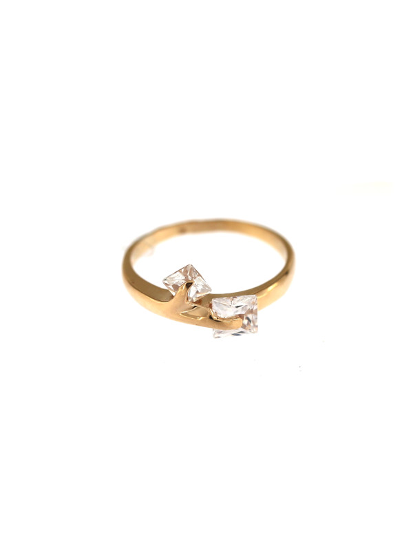 Rose gold zirconia ring DRC20-02