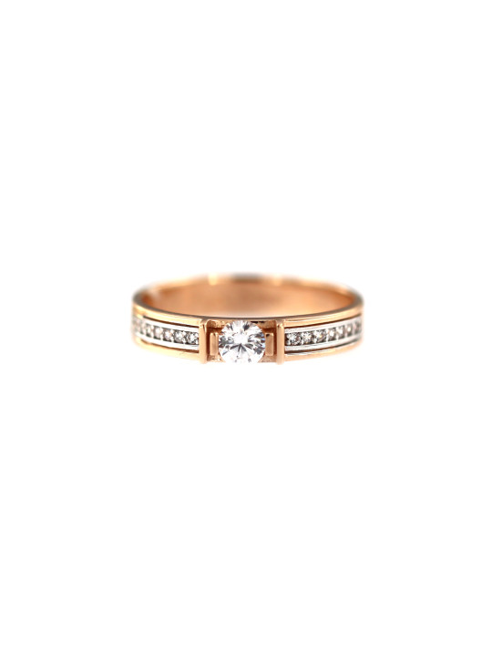 Rose gold zirconia ring DRC23-06