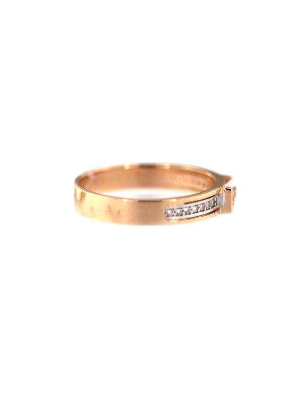 Rose gold zirconia ring DRC23-06