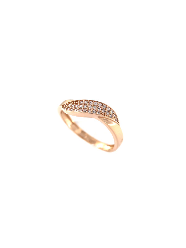 Rose gold zirconia ring DRC24-21 16MM