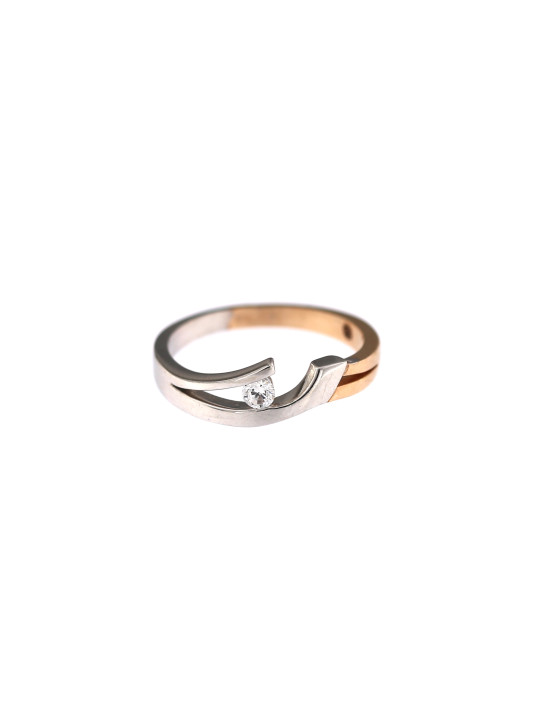 Rose gold zirconia ring DRC29-26