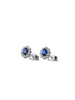 White gold sapphire earrings BBBR02-03-14