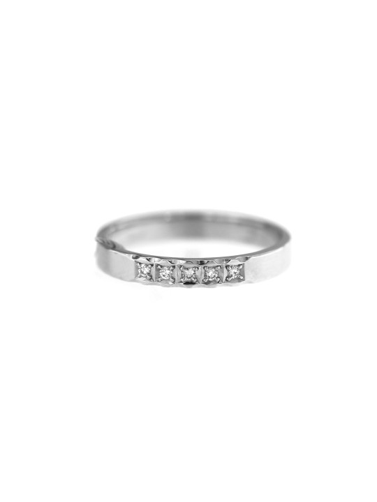 White gold ring with diamonds DBBR16-13
