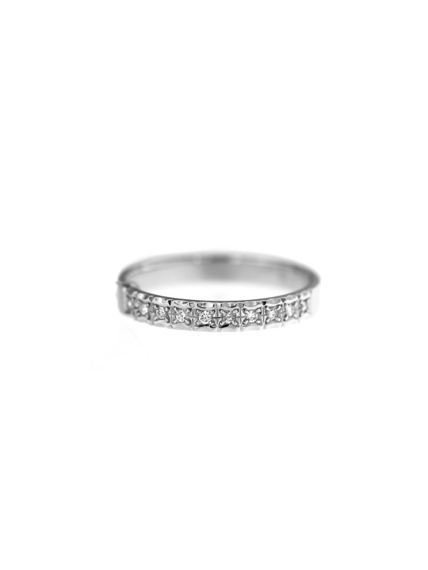 White gold ring with diamonds DBBR16-15
