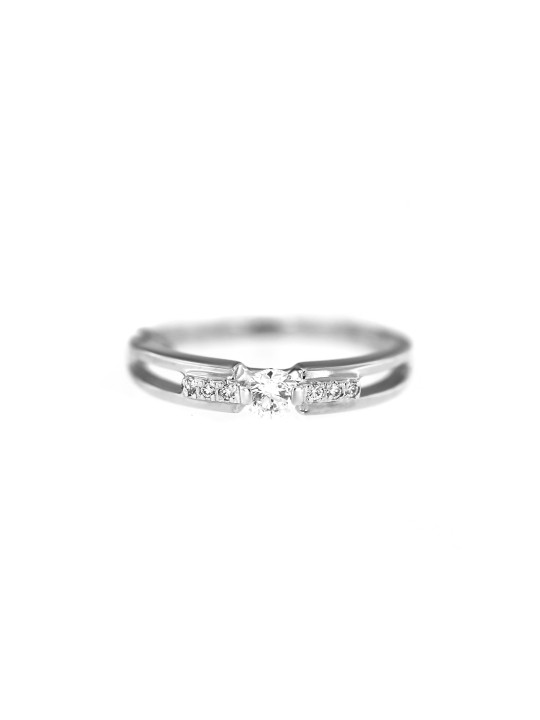 White gold engagement ring with diamonds DBBR10-11
