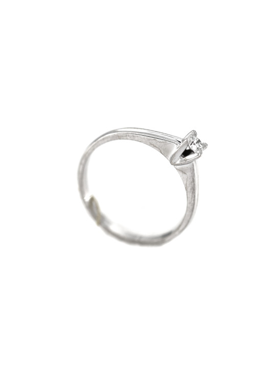 White gold engagement ring with diamond DBBR01-13 15.5MM