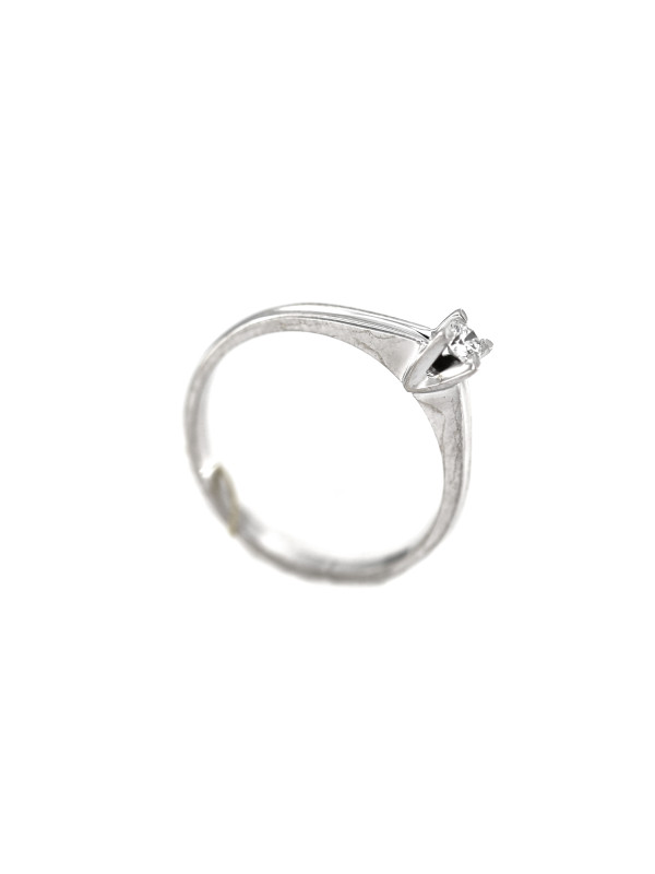 White gold engagement ring with diamond DBBR01-13 15.5MM