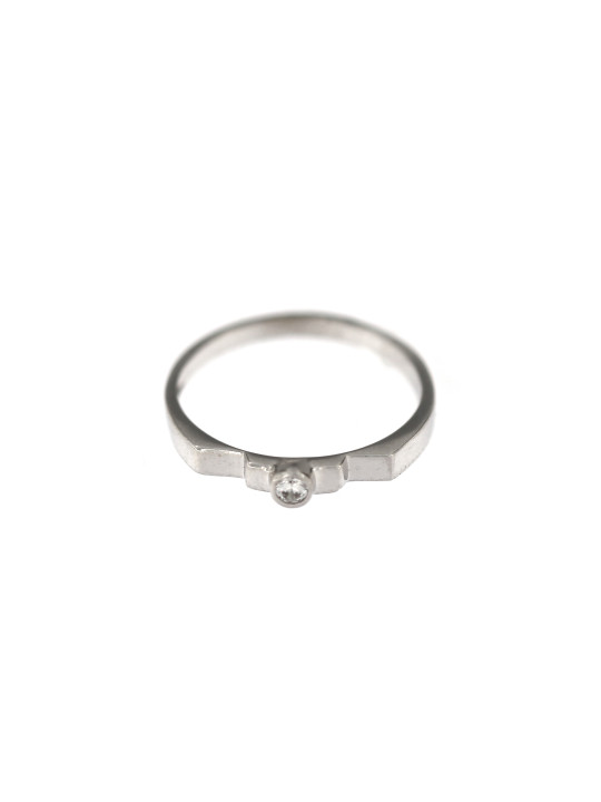 White gold engagement ring with diamond DBBR17-11