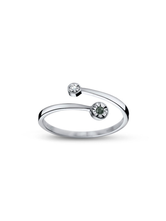 White gold ring with diamond DBBR19-02