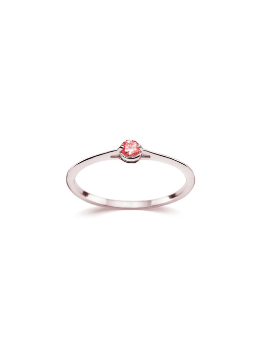 Rose gold ring with ruby DRBR17-RU-02
