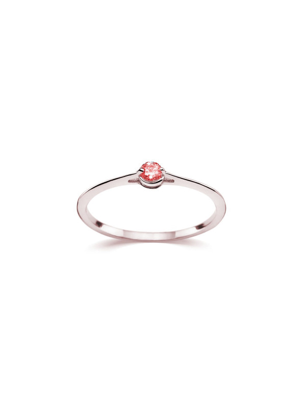 Rose gold ring with ruby DRBR17-RU-02