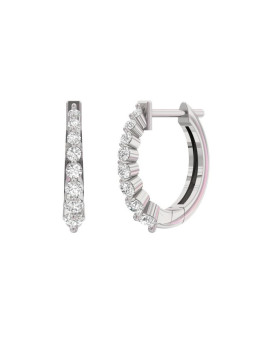 White gold diamond earrings BBBR05-01-08