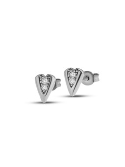 White gold diamond earrings BBBR01-09-05