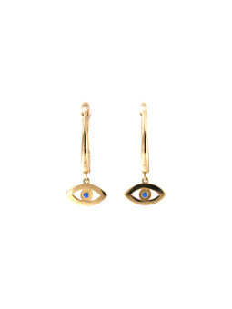 Yellow gold drop earrings BGA04-18-01