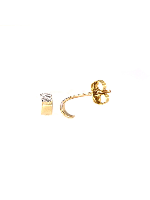Yellow gold stud earrings BGV04-03-05