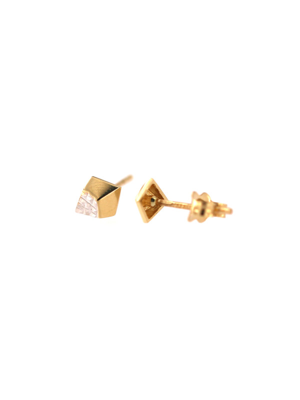 Yellow gold stud earrings BGV04-06-01