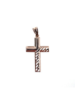 Rose gold cross pendant ARK02-75