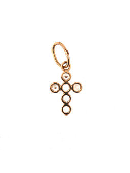 Rose gold cross pendant ARK04-58