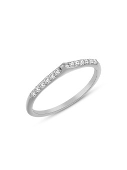 White gold ring with diamonds DBBR12-20