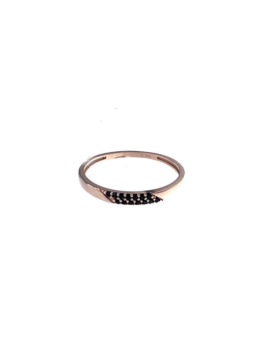 Rose gold zirconia ring DRA08-23