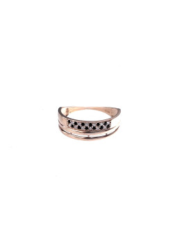 Rose gold zirconia ring DRA08-25