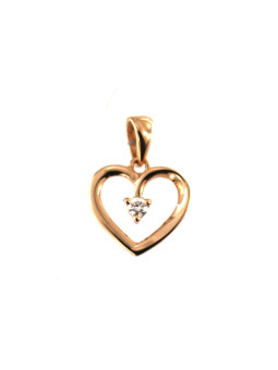 Rose gold pendant w/ diamond ARBR06-05