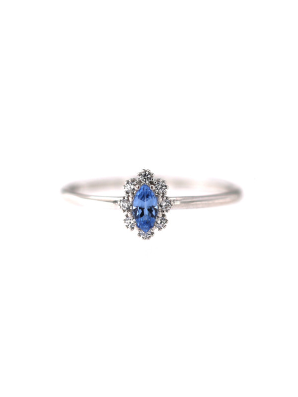 White gold zirconia ring DBA02-10