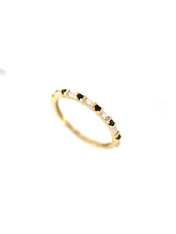 Yellow gold zirconia ring DGA09-06