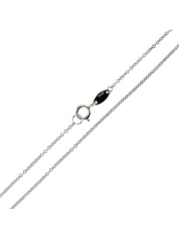 White gold chain CBCAB7-0.50MM
