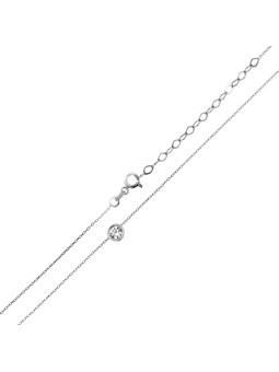 White gold pendant necklace CPB03-12