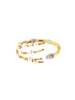 Yellow gold pearl bracelet EGZPRL04-01