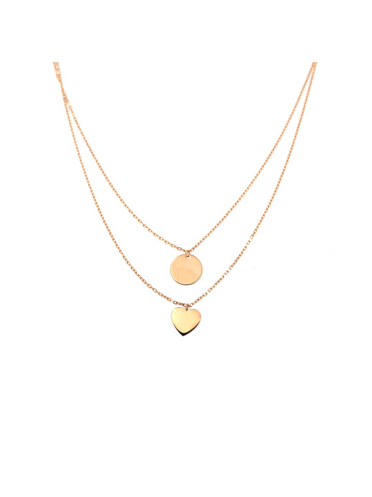 Rose gold pendant necklace CPR25-01