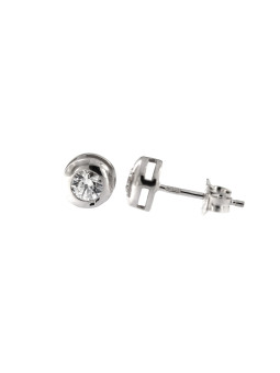 Balto aukso auskarai su Swarovski BBV01-03-06