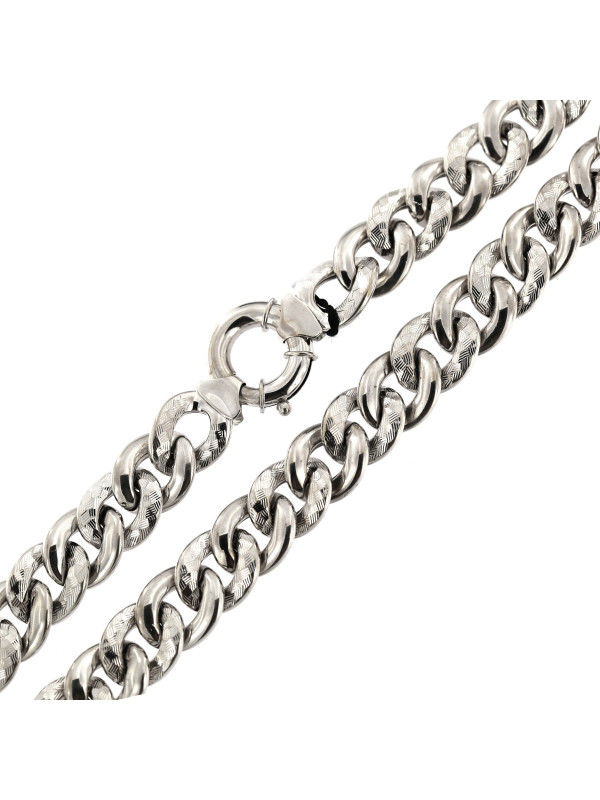 White gold chain CBG3P-15.00MM