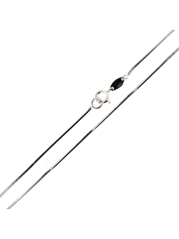 White gold chain CBSNKSQ-0.80MM