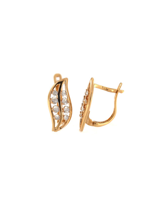 Rose gold earrings BRA06-08-08